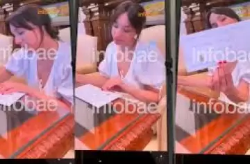 Salió a luz otro video de Tamara Pettinato con Alberto: "Soy el amor de tu vida"