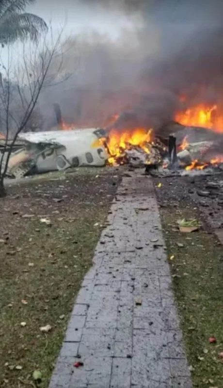 Un avión se estrelló en Brasil