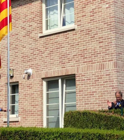 La mansión de Puigdemont en Waterloo