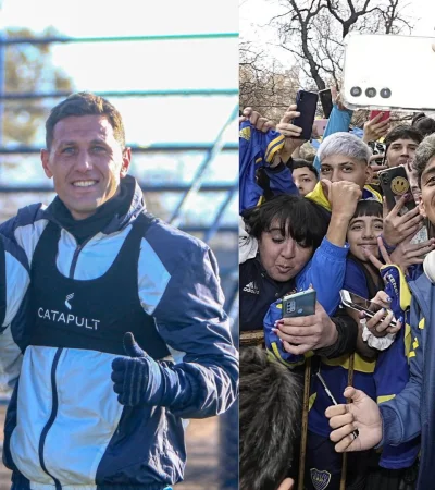 La Lepra y el Xeneize, cara a cara en el Malvinas.