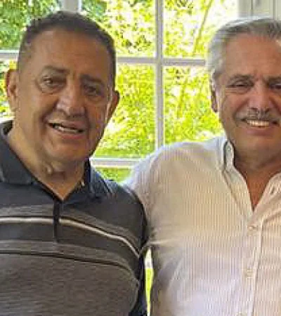 Alberto Fernández y Luis D'Elía