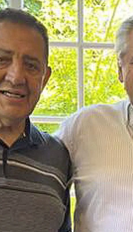 Alberto Fernández y Luis D'Elía