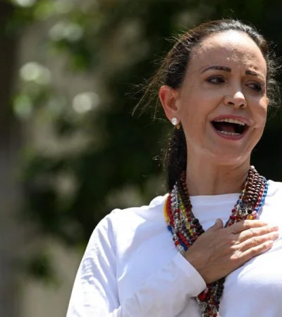 Corina Machado, líder de la oposición