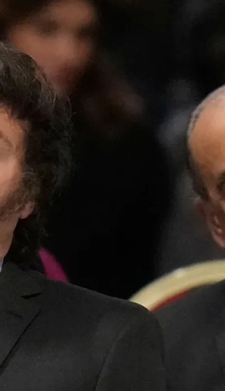 Javier Milei y Guillermo Francos