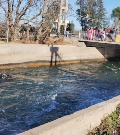 Un auto se precipitó a un canal y se llevó la vida de una mujer en San Rafael