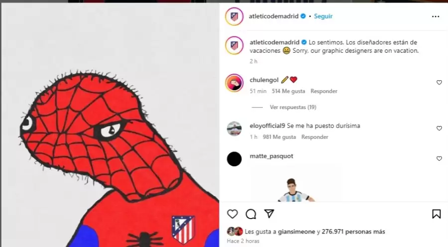 Atlético de Madrid presentó a Julián