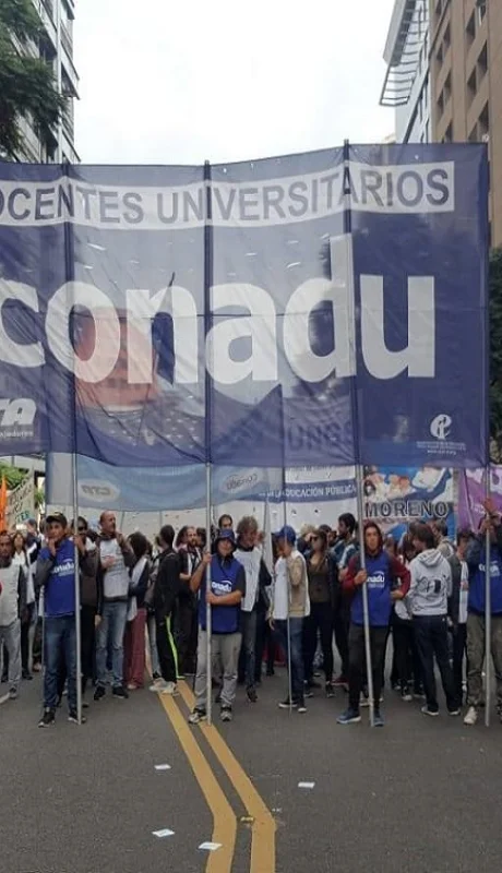 Protesta de docentes