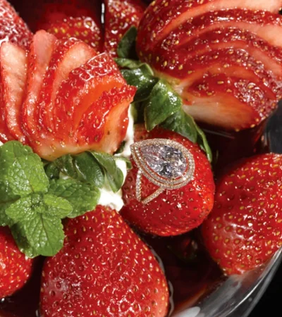 Las fresas Arnaud, una mezcla de orfebrería con gastronomía. (Foto: web)