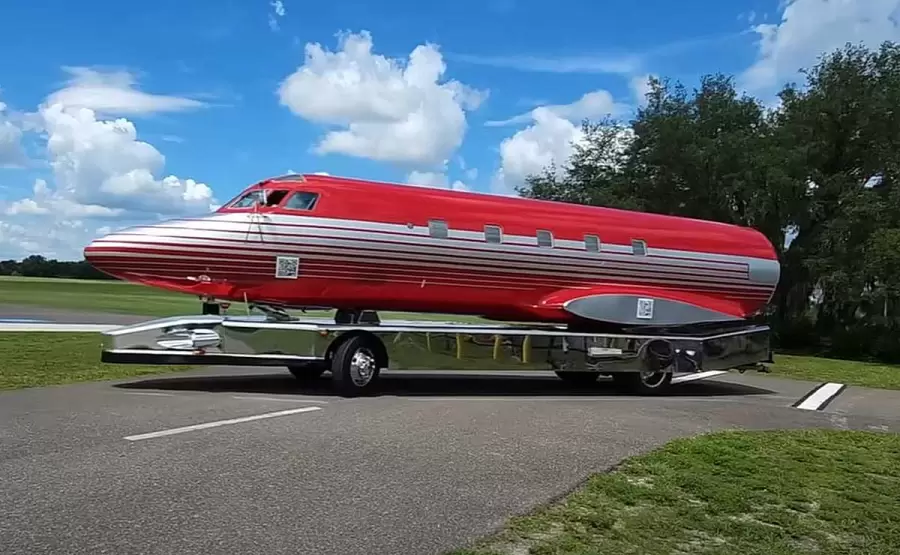 El último jet privado fue convertido en motorhome. (Foto: web)