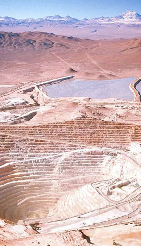 Mina de cobre La Escondida, Chile.