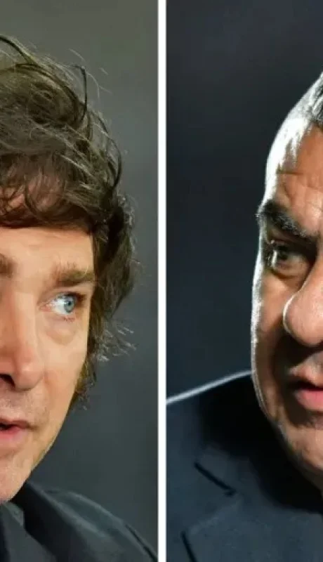 Javier Milei y Chiqui Tapia en controversia.