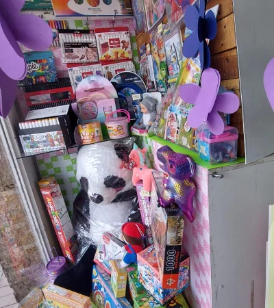 La gente buscó los juguetes más baratos para el día del niño.