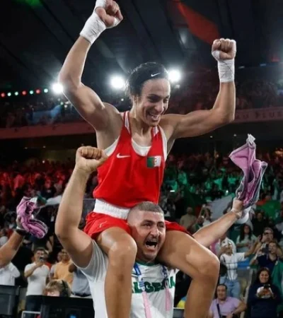 Imane viene de obtener el oro en París