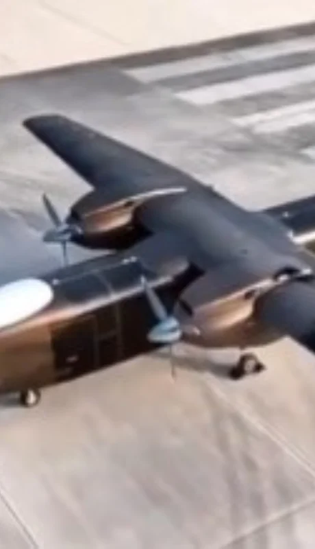 El primer vuelo de prueba del mayor avión de carga no tripulado en China.