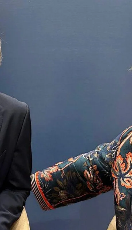 Luis Caputo y Kristalina Georgieva