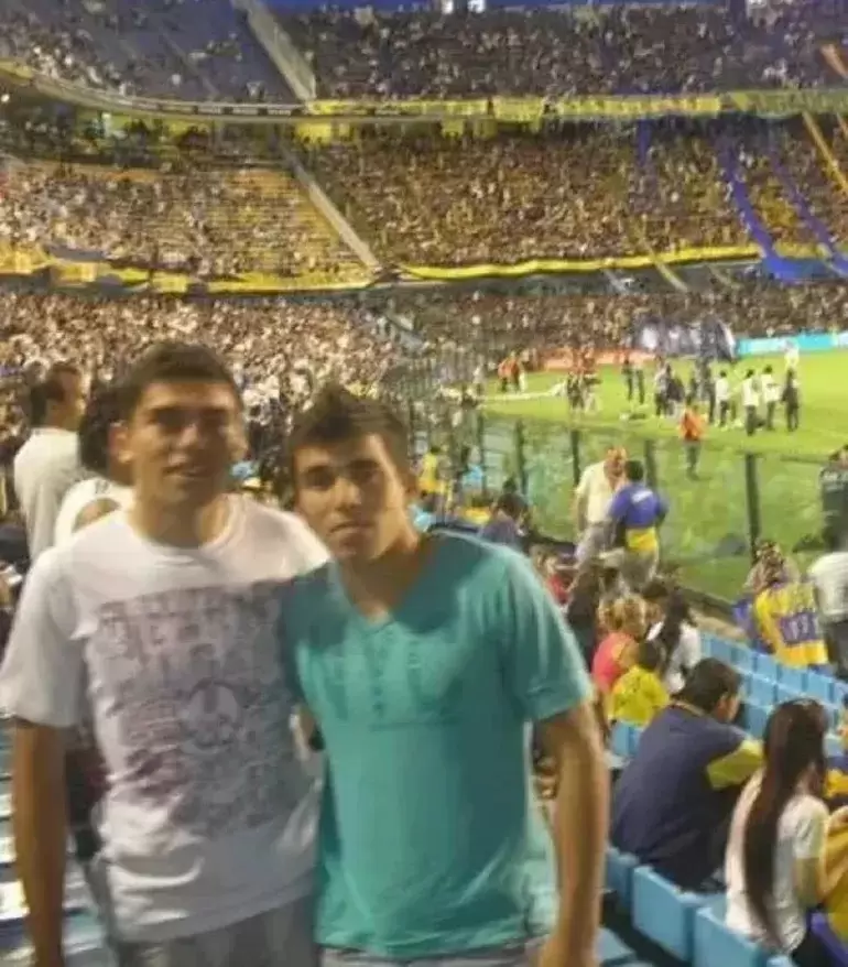 Acuña en la Bombonera antes de quedar en la historia del fútbol argentino.