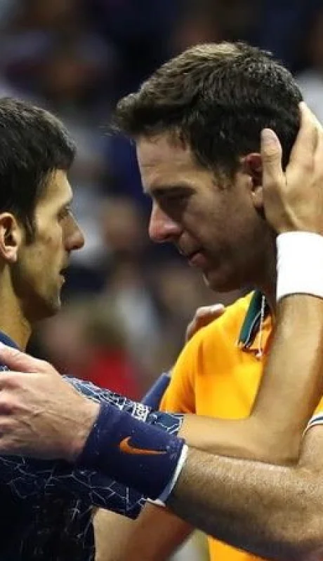 Dos amigos y una exhibición en el Us Open