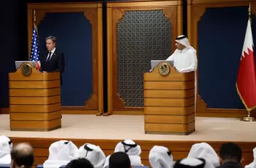 El secretario Blinken advirtió que su país no aceptará una ocupación permanente de Gaza