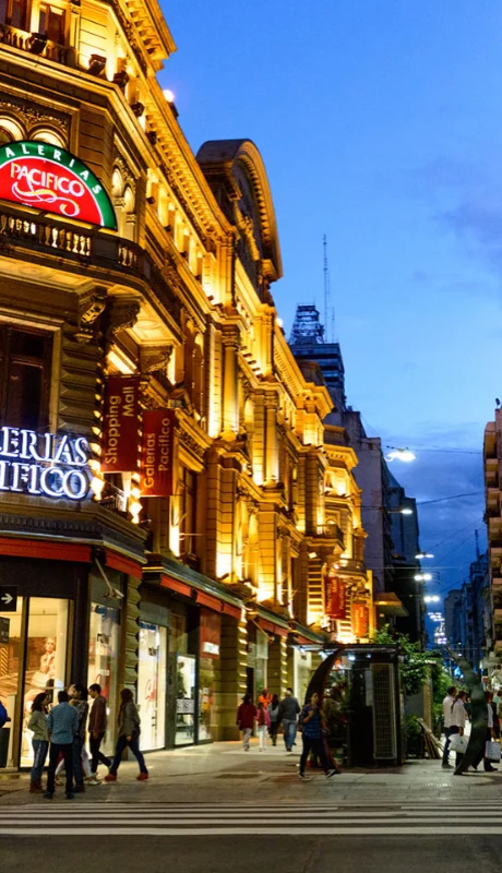 Buenos Aires y sus contrastes urbanos.