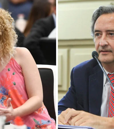 Lourdes Arrieta y Nicolás Mayoraz.