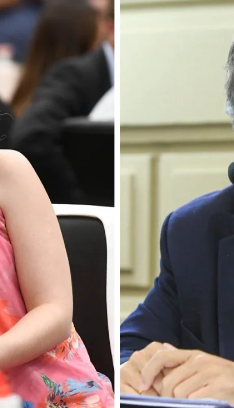 Lourdes Arrieta y Nicolás Mayoraz.