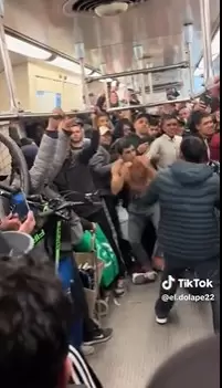 Fue grabado por un testigo, quien luego compartió el video en TikTok.