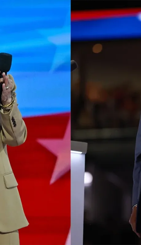 Los dos contendientes en las próximas elecciones en Estados Unidos.