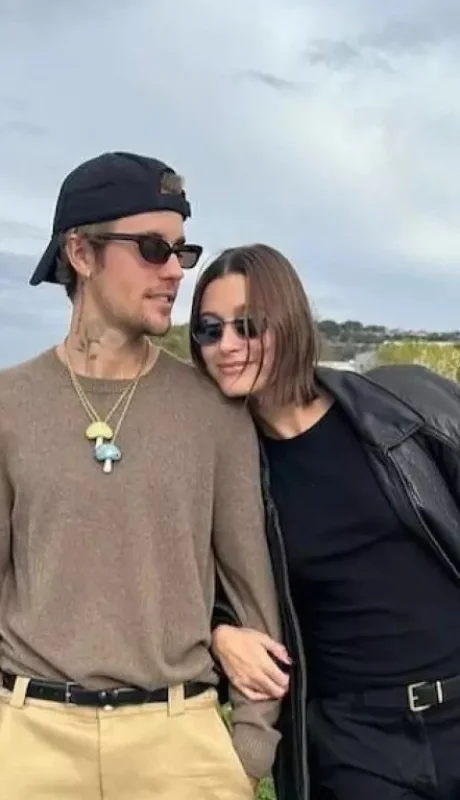 Justin Bieber y su mujer