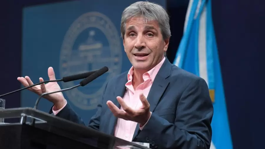 Ministro de Economía Luis Caputo