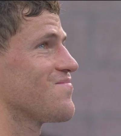 Diego schwartzman se emocionó en su juego ante Monfils.