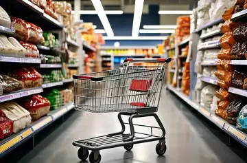 Las ventas en supermercados se desploman 22,6% interanual en agosto