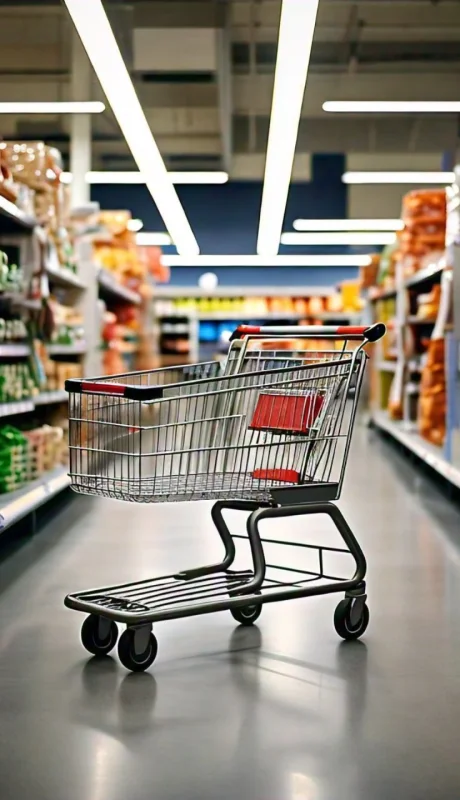 Las ventas en los supermercados registraron una caída interanual del 12,8%