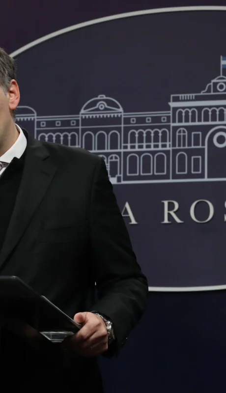 Vocero presidencial, Manuel Adorni.