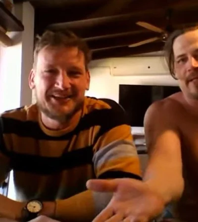 Germán Kiczka y su hermano Sebastián