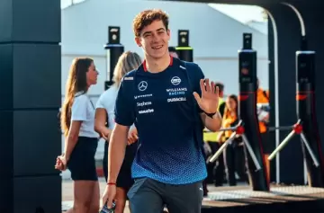 La divertida entrevista entre Colapinto y una periodista deportiva