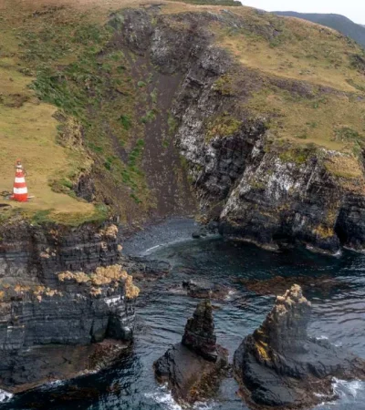 Al Faro Cabo San Pío solo se accede a pie.