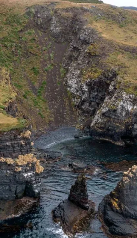 Al Faro Cabo San Pío solo se accede a pie.
