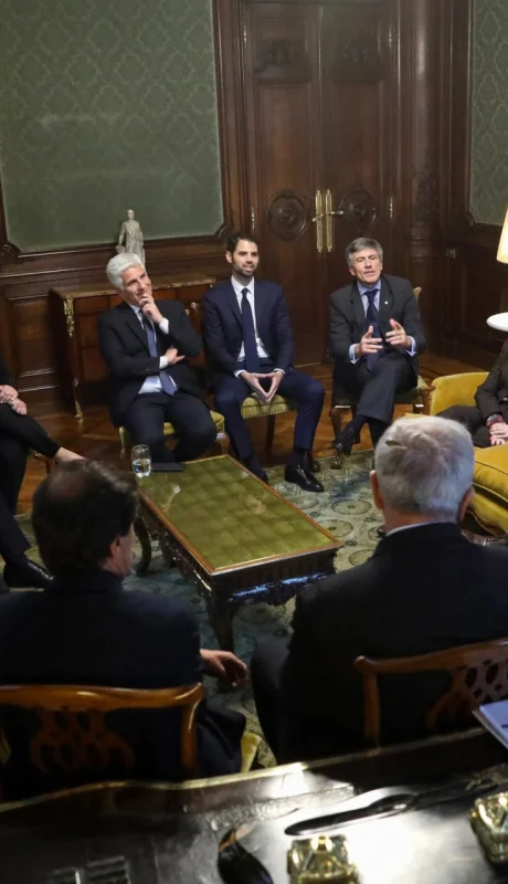 Reunión de Mondino y Cormann con mandatarios provinciales