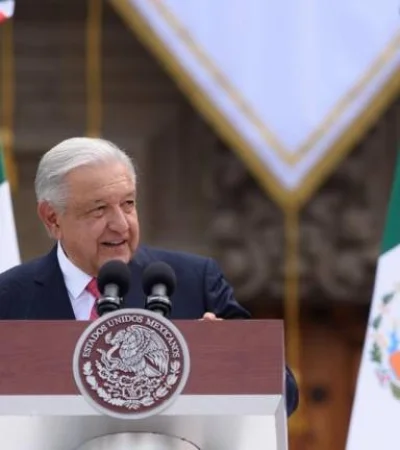 López Obrador brindó en su último informe de Gobierno.