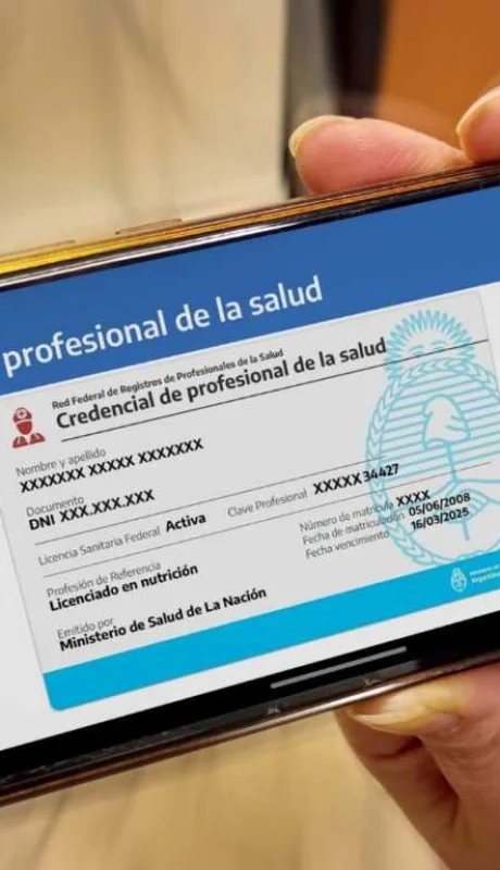 Nuevas credenciales digitales para profesionales de la Salud.