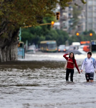 Si la temperatura global aumenta 1,5 grados, el agua subiría sobre el este de la provincia de Santa Fe y el oeste de Entre Ríos