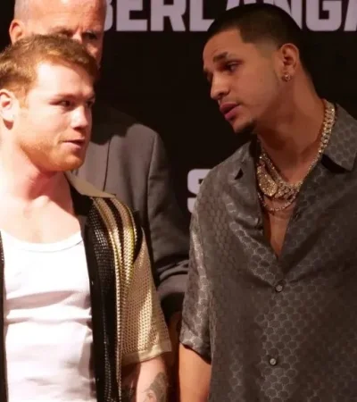 Se viene el comabte entre Canelo y Berlarga.