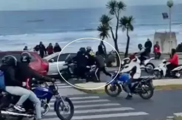 Graban un impactante ataque piraña a un empresario en Mar del Plata