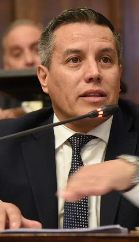 Senador David Sáez. /