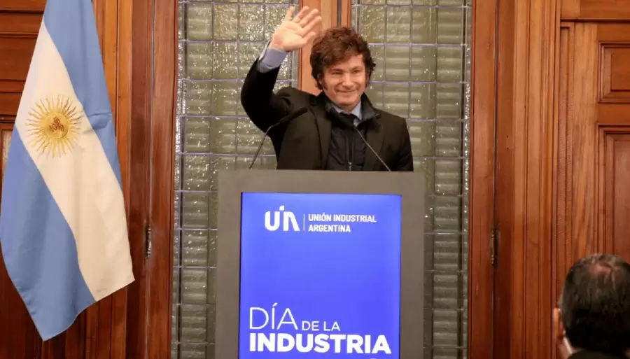 Milei en el Día de la Indsutria