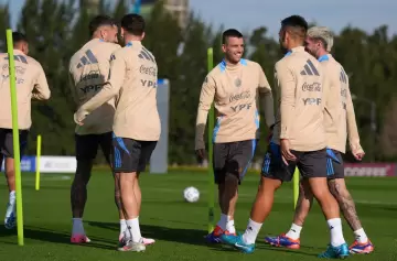 La Scaloneta ya tiene a todos sus tripulantes practicando