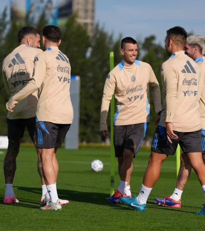 El Seleccionado trabaja en Ezeiza