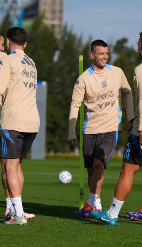 El Seleccionado trabaja en Ezeiza