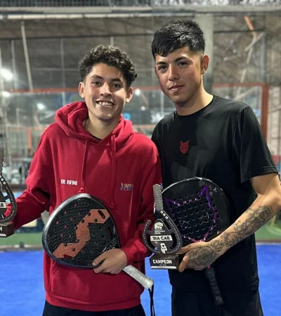 Jeremías Rufino y Farid Sat.