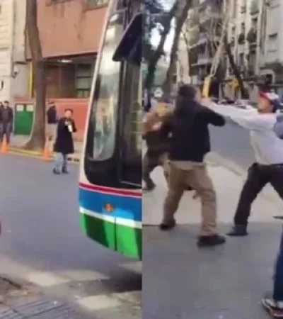 Un encargado, la víctima inesperada de la violencia al volante en Recoleta